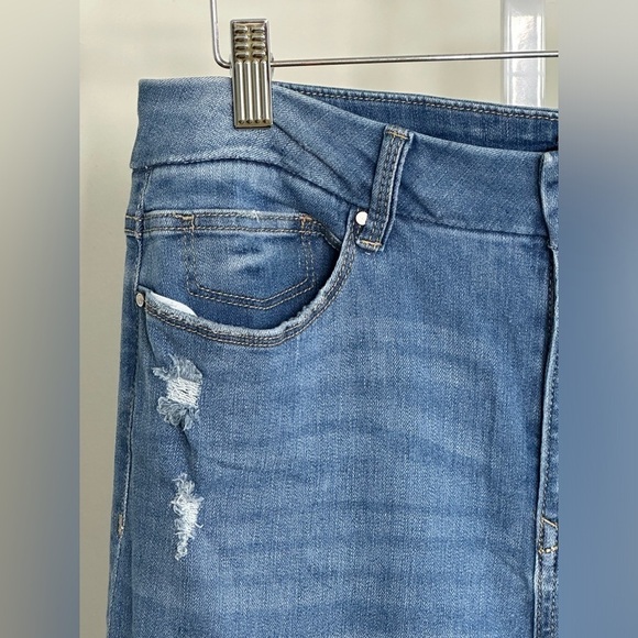 Sincerely Jules Women’s Distressed Flare Denim Jeans Size 11 - Picture 3 of 14